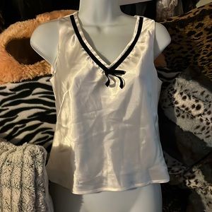 White polyester dress shirt